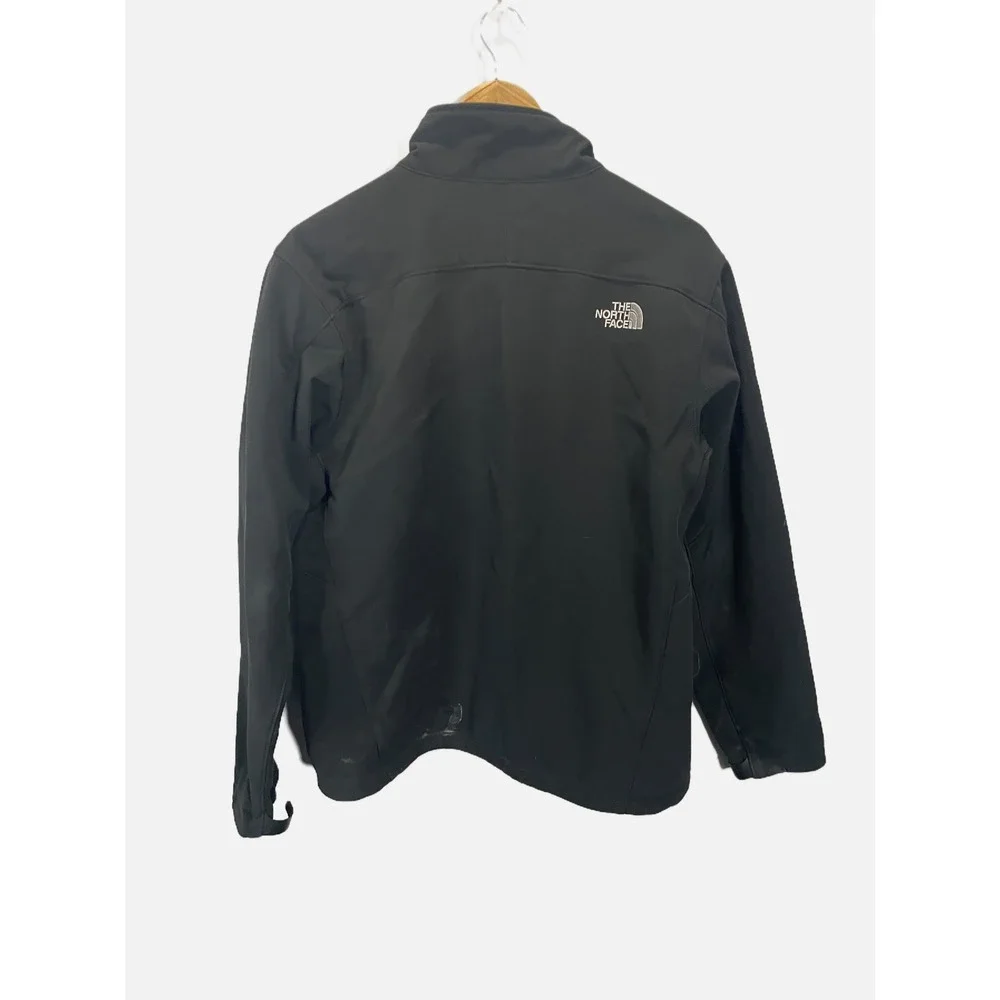 The North Face Apex Bionic Jacket Mens Medium Black Softshell Windproof Outdoor